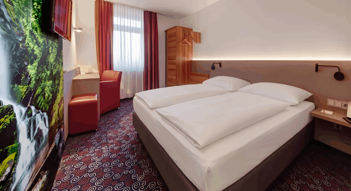 View of a double room